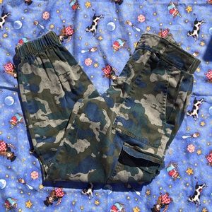 camo cargo pants